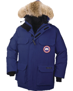 Canada Goose Men's Expedition Parka in royal blue